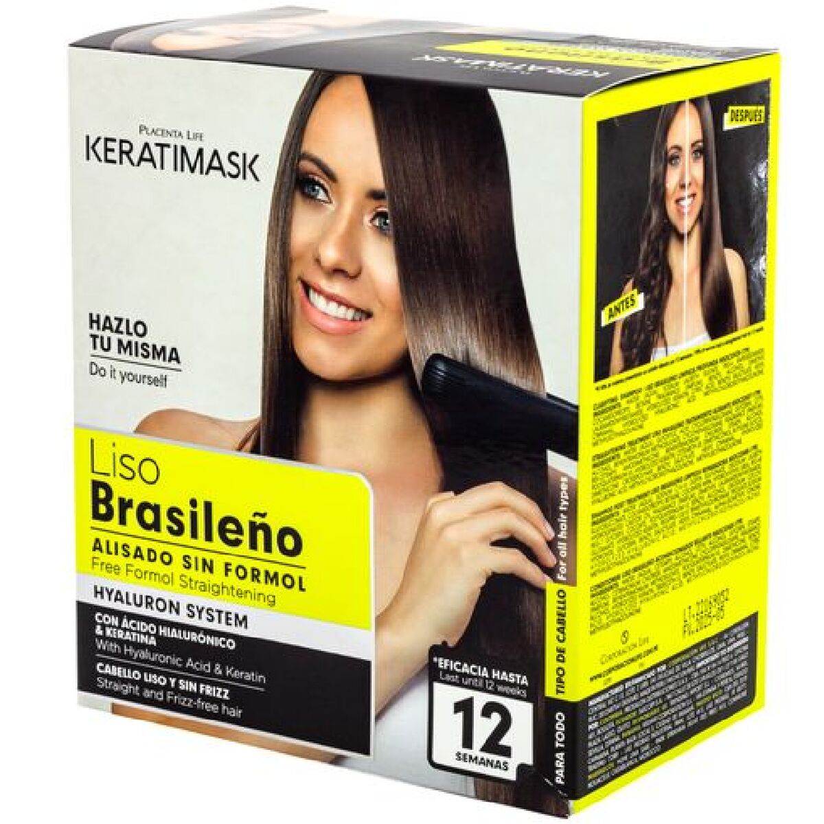 Set de coafor păr drept stil brazilian Be Natural